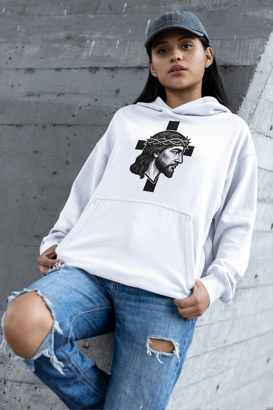 Cross and Christ Hoodie
